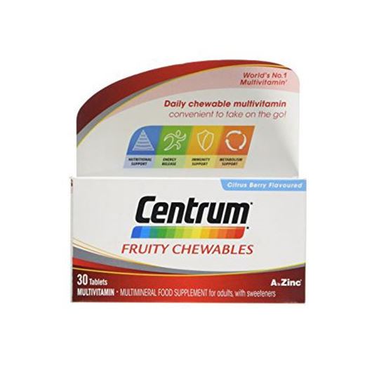 Picture of Centrum Fruity Chewables - Citrus Berry - 30 tablets