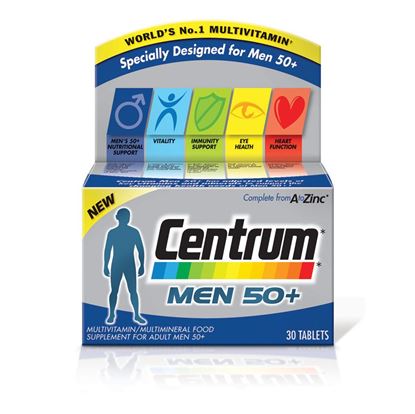 Picture of Centrum Men 50+ - 30 tablets