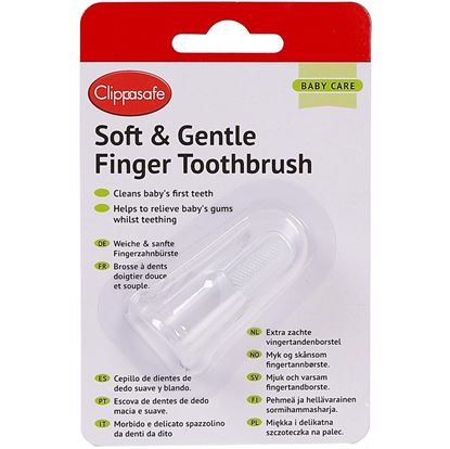 Picture of Clippasafe Soft & Gentle Finger Toothbrush