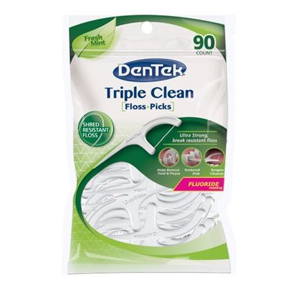 Picture of DenTek Triple Clean Floss Picks - 90