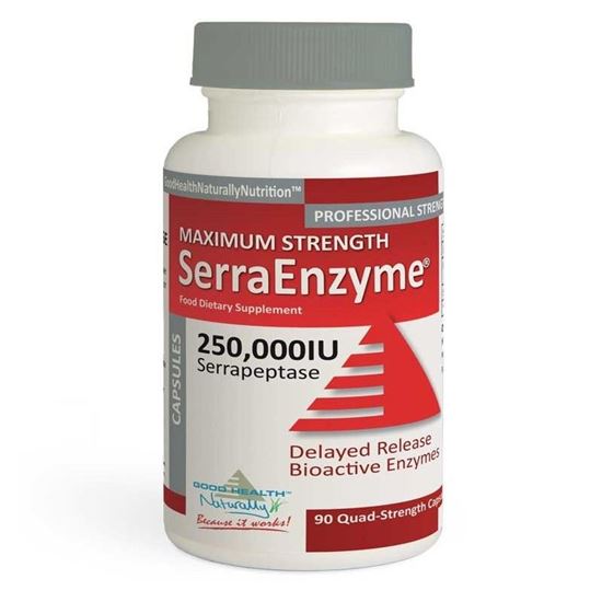 Picture of Good Health Naturally Maximum Strength SerraEnzyme - 90 capsules