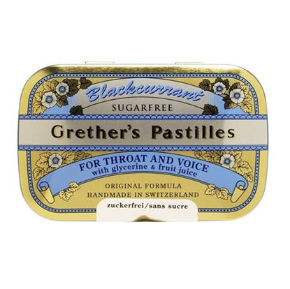 Picture of Grether's Pastilles Sugarfree - Blackcurrant - 60g