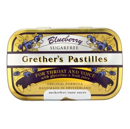 Picture of Grether's Pastilles Sugarfree - Blueberry - 110g