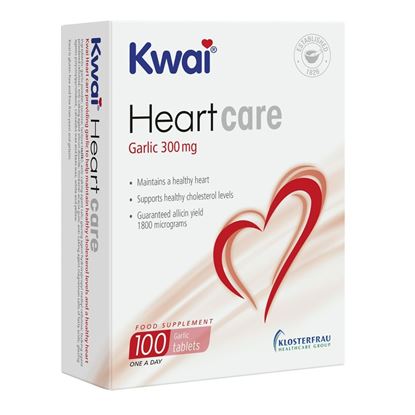 Picture of Kwai Heart Care Garlic 300mg + Vitamin B1 - 100 tablets