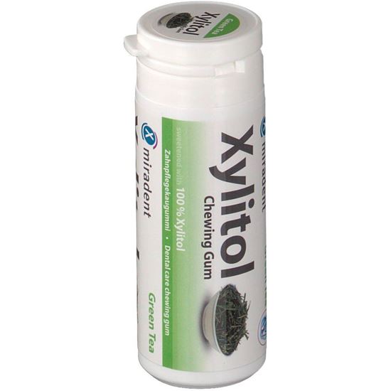 Picture of Miradent Xylitol Chewing Gum - Green Tea