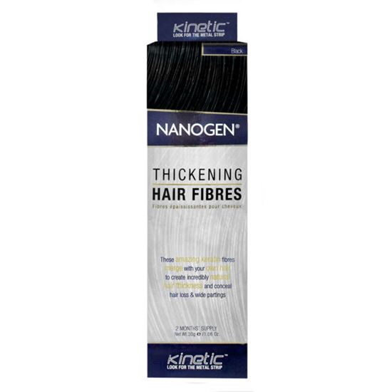 Picture of Nanogen Thickening Hair Fibres - Black - 2 Months' Supply