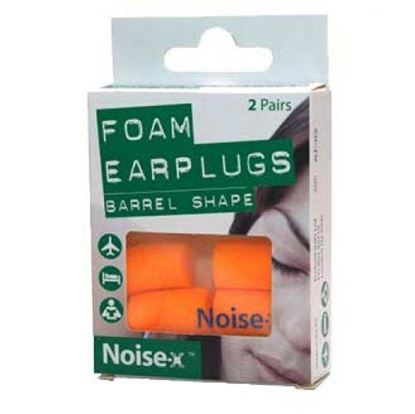 Picture of Noise-x Foam Barrel Earplugs - 2 Pairs