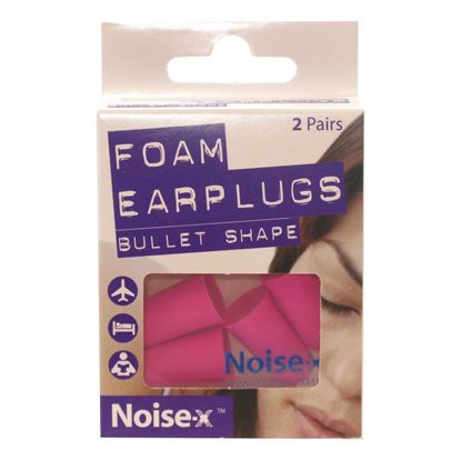 Picture of Noise-x Foam Bullet Earplugs - 2 Pairs