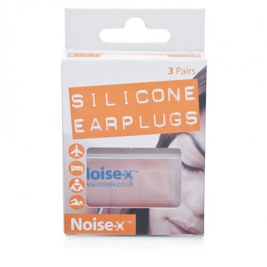 Picture of Noise-x Silicone Earplugs - 3 Pairs