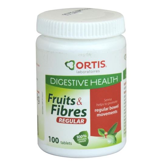 Picture of Ortis Fruits & Fibres Regular - 100 tablets