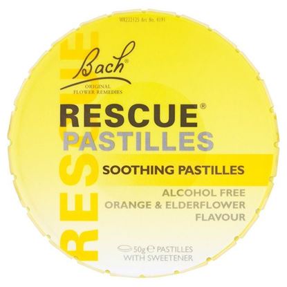 Picture of Rescue Pastilles Soothing Orange & Elderflower - 50g