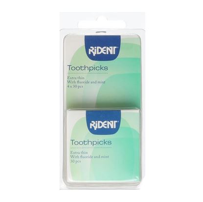 Picture of Rident Toothpicks Extra Thin - 4x30 pcs