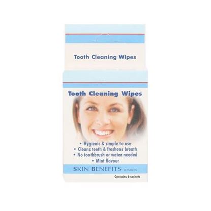 Picture of Skin Benefits Tooth Cleaning Wipes - 6 sachets