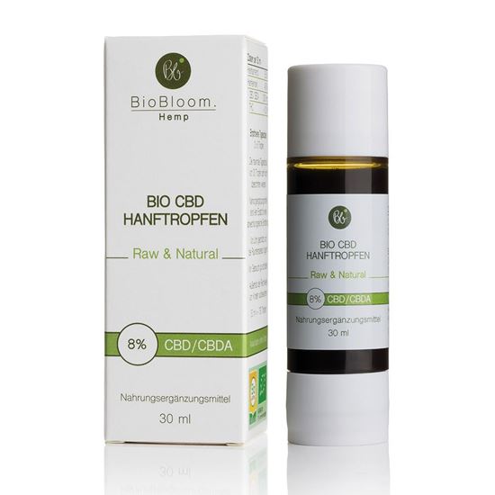 Picture of BioBloom Organic CBD Hemp Drops 8% - 30ml