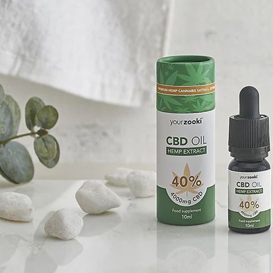 yourzooki 40% CBD Hemp Extract - Made from 100% Natural Ingredients