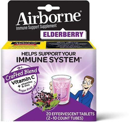 Picture of Airborne Elderberry Immune Support Effervescent Tablets