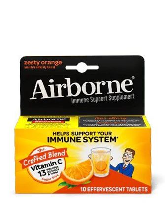 Picture of Airborne Zesty Orange Effervescent Tablets