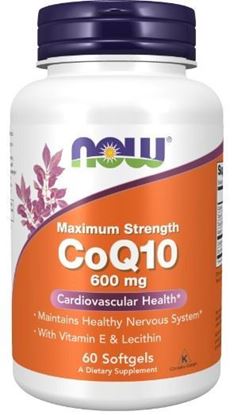 Picture of Now CoQ10 600mg 60 Softgels