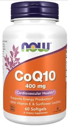 Picture of Now CoQ10 400mg 60 Softgels