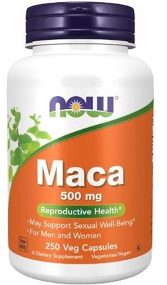 Picture of Now Maca 500mg 250 Veg Capsules