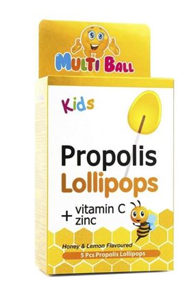 Picture of Multi Ball Kids Propolis Lolipops  + vitamin c & zinc