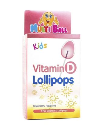 Picture of Multi Ball Kids Vitamin D Lollipops
