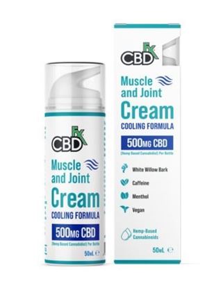 Picture of CBD Cream For Muscle & Joint: Cooling Formula 500mg CBD